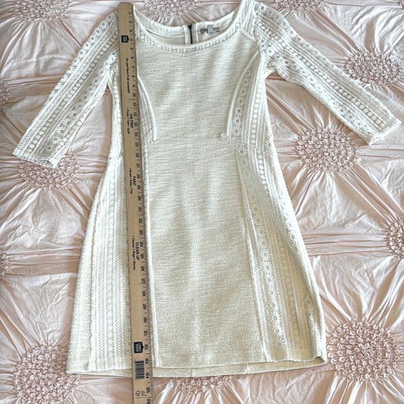 Anthropologie Bordeaux Floral Embroidered Mini Dress - Picture 10 of 15